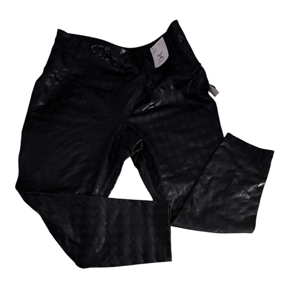 Ladies black leggings size 7/8 - Picture 1 of 2